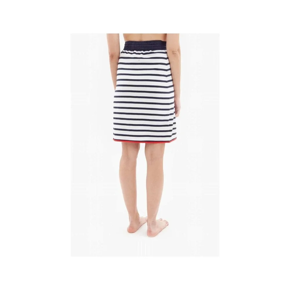 $99 NWOT XS St James Atelier & Other Stories	striped blue white red cotton skirt